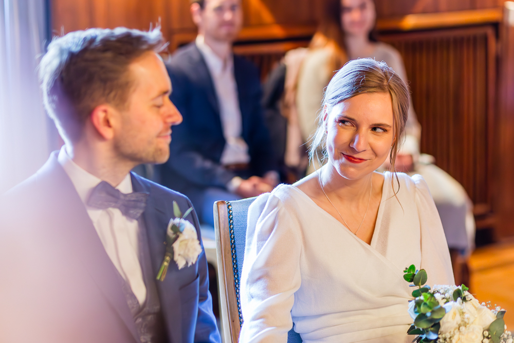 Winterhochzeit in Mannheim am Alten Rathaus