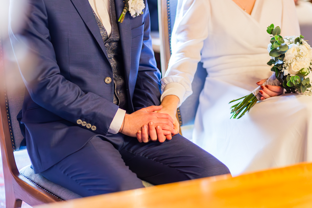 Winterhochzeit in Mannheim am Alten Rathaus