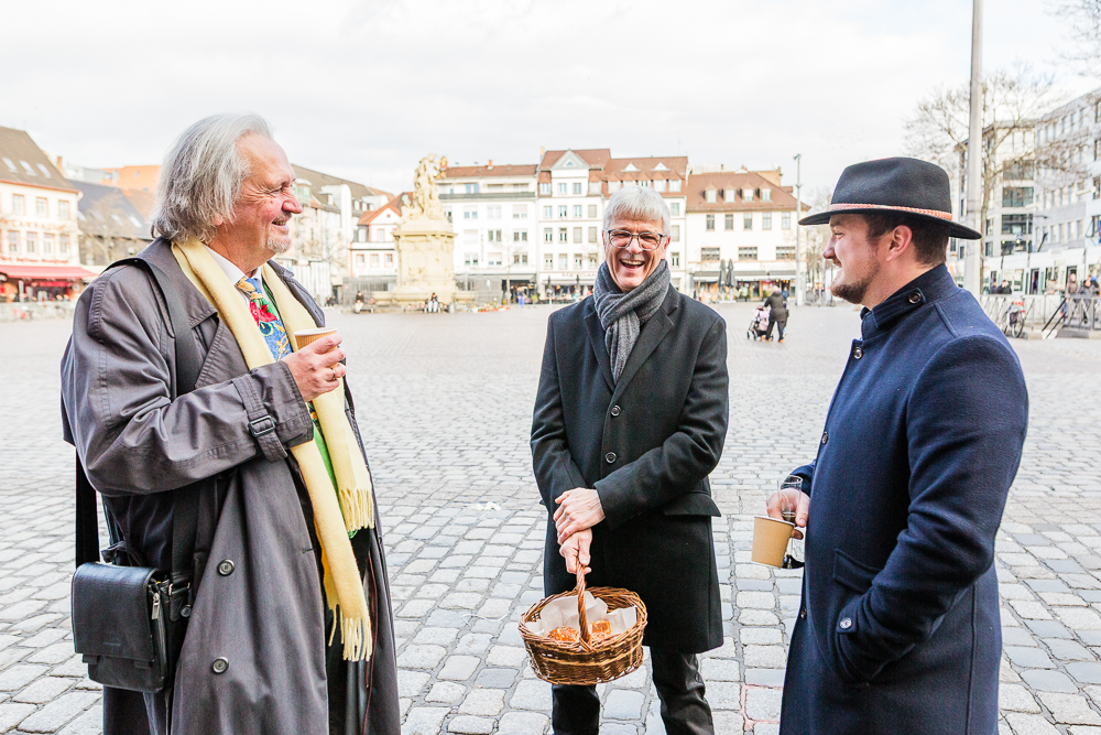 Winterhochzeit in Mannheim am Alten Rathaus
