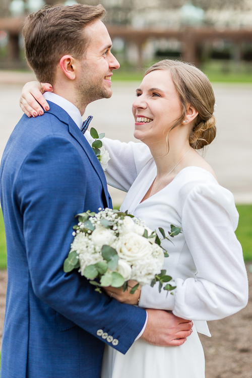 Winterhochzeit in Mannheim am Wasserturm 